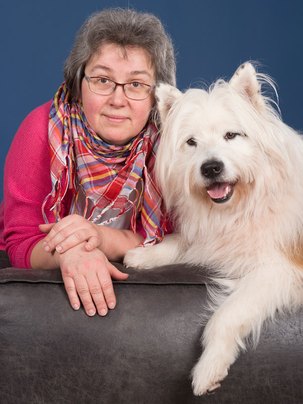 Frau Henners mit Hund
